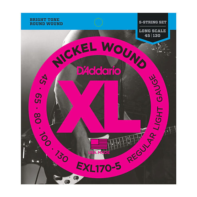 D'ADDARIO EXL170-5 5 STRING BASS SET