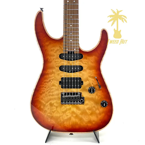 CHARVEL USA SELECT DK24 HSS QUILTED MAPLE - AUTUMN GLOW