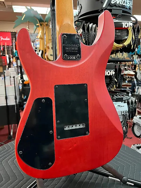JACKSON JS SERIES DINKY™ ARCH TOP JS24 DKAM-RED STAIN