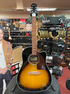 EPIPHONE J-15 ACOUSTIC ELECTRIC VINTAGE SUNBURST WITH CASE