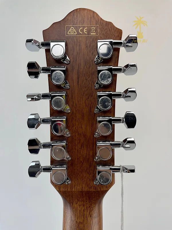 IBANEZ AEG5012 ACOUSTIC-ELECTRIC GUITAR-DARK VIOLIN SUNBURST