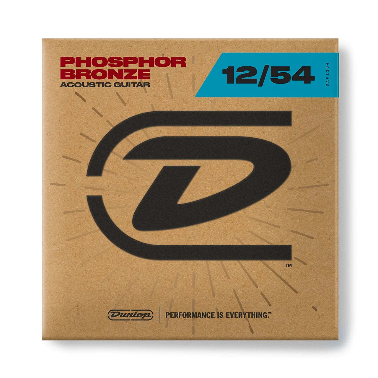 DUNLOP DAP1254 PHOSPHOR BRONZE LIGHT 12-54