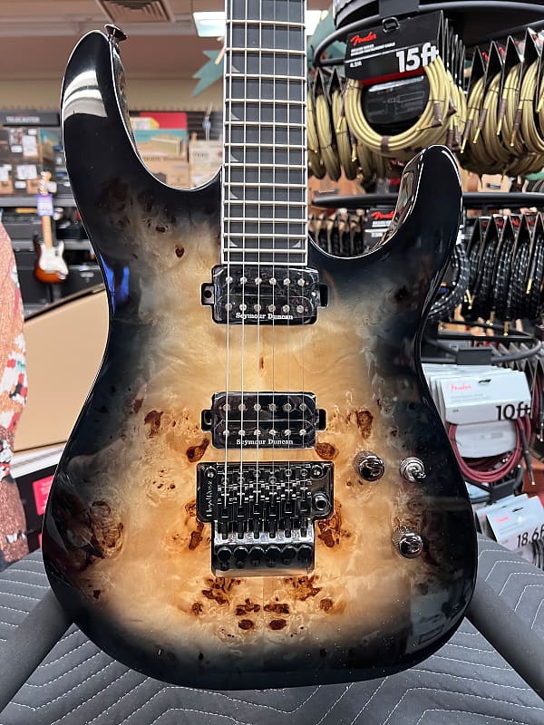 JACKSON PRO SERIES SOLOIST SL2P MAH-TRANSPARENT BLACK BURST