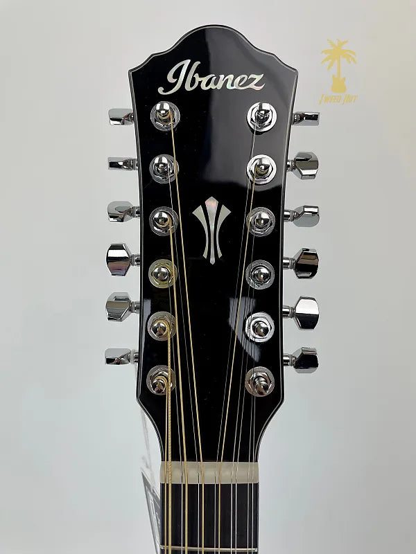 IBANEZ AEG5012 ACOUSTIC-ELECTRIC GUITAR-DARK VIOLIN SUNBURST