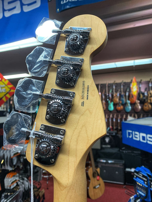 FENDER PLAYER JAZZ BASS LEFT-HANDED POLAR WHITE