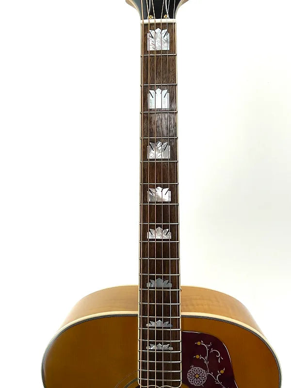 EPIPHONE J-200 ACOUSTIC GUITAR-AGED NATURAL ANTIQUE GLOSS