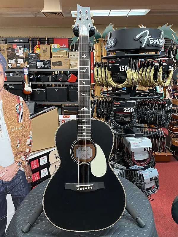 PRS P20 SE PARLOR BLACK TOP ACOUSTIC GUITAR