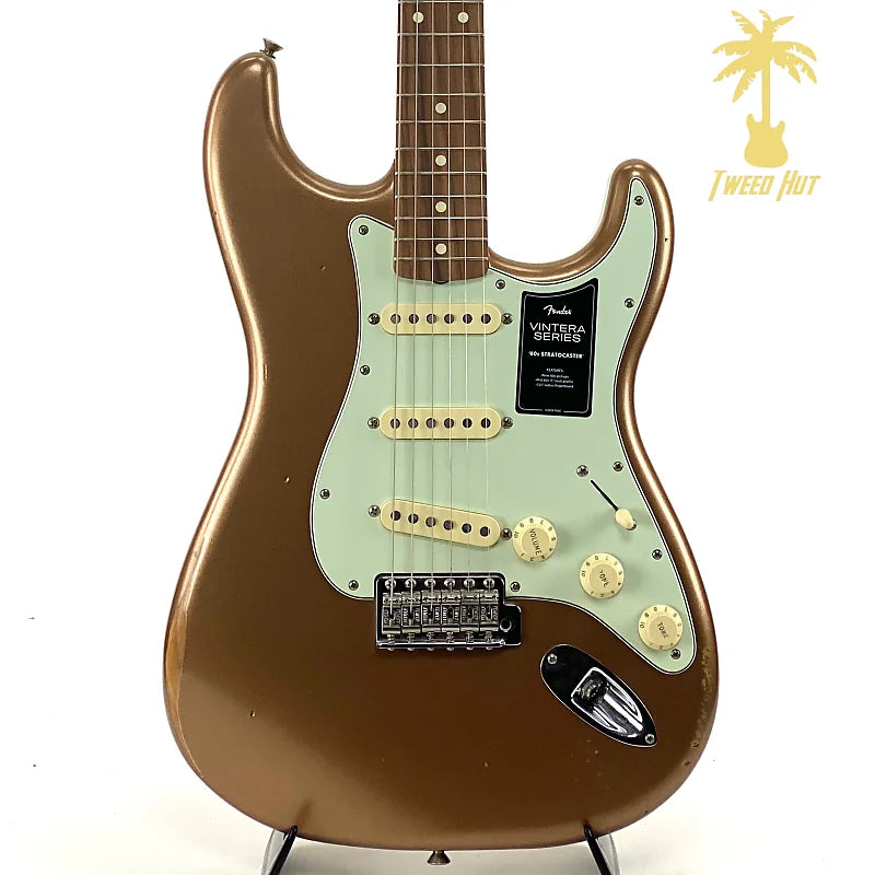 FENDER VINTERA ROAD WORN '60S STRATOCASTER-FIREMIST GOLD