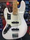FENDER PLAYER JAZZ BASS LEFT-HANDED POLAR WHITE