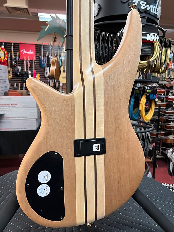 JACKSON X SERIES SPECTRA BASS SBXQ V-TRANSPARENT BLACK BURST